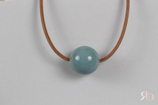 Collier Kimiko pastel bleu cérulé
