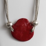 Collier « Kagami » en lin