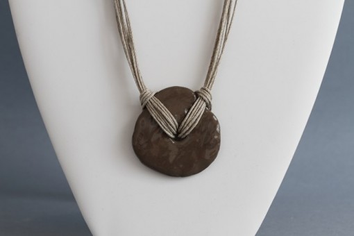 Collier Minéral en lin