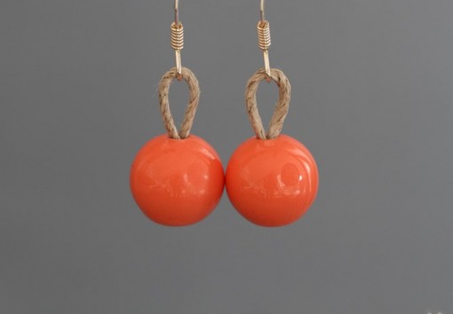 Boucles d' Oreilles Corail