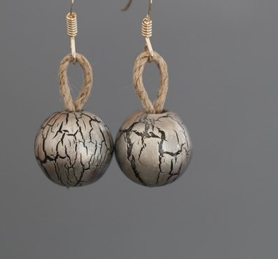 Boucles d'Oreilles Cracky Argenté
