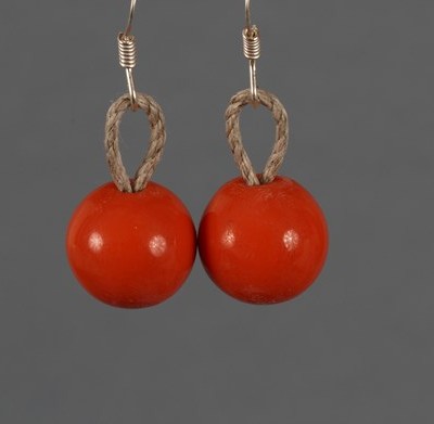 Boucles d'oreilles Orange
