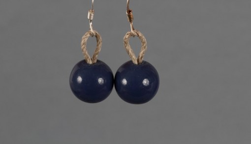 Boucles d'oreilles Bleu Marine