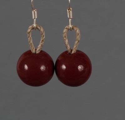 Boucles d'oreilles Bordeau
